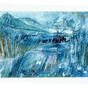 Blue Rushes by Glen E Howerton