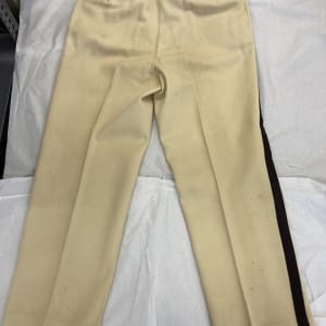 Band Uniform Trousers  Image: Band uniform trousers, back,  worn by Band Director Roy Reid, circa 1955