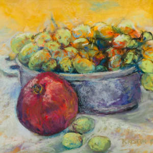 Pomegranate and Grapes by Kristin Murphy