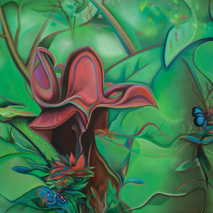 Pink Jungle Flower