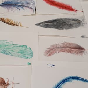 Feather Drawing Workshop by Workshops 2021 Completed 