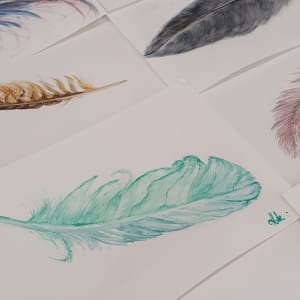 Feather Drawing Workshop by Workshops 2021 Completed 
