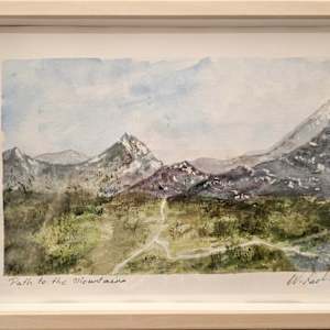 Path to the mountains by Wanda Lach