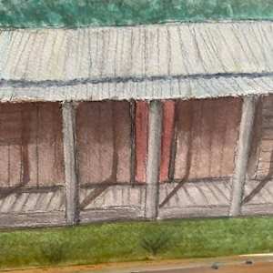 Brayshaws Hut by Sally Weston, Image 1.