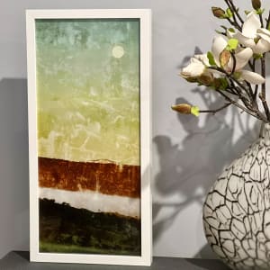 Perisher Moon (white frame) by Fiona Latham-Cannon