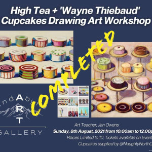 'High Tea' Workshop in the style of Wayne Thiebaud by Exhibition 2021 Completed