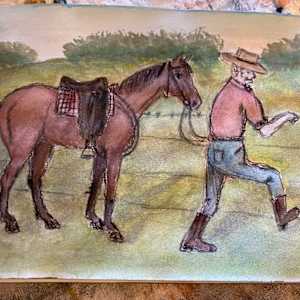 Checking the Fences by Sally Weston