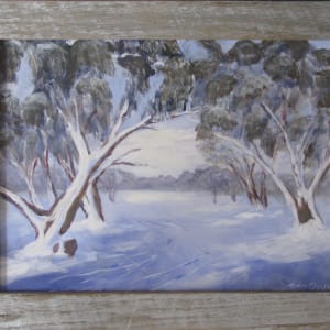 Morning Tracks, Perisher by Terry Chalk