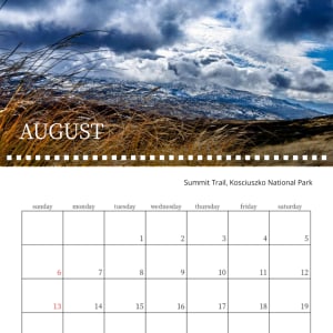 SMD 2023 Calendar by Wanda Lach  Image: Main Range KNP