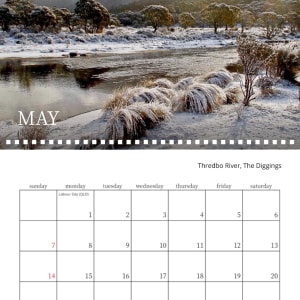 SMD 2023 Calendar by Wanda Lach  Image: Thredbo Diggings