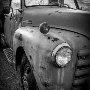 Dillon Chevy B&W by Nancy S Young