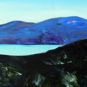 Lavender Lake Vista by Kim Roberts 