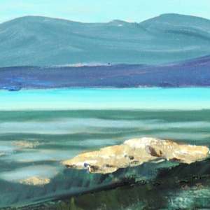 Lavender Lake Vista by Kim Roberts 