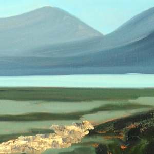 Tranquil Lake by Kim Roberts 