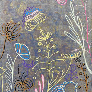 Yellow Fantasy Floral by Robyn Thompson Duong, Image 2.