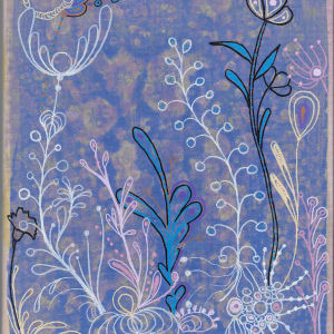 Purple Fantasy Floral by Robyn Thompson Duong, Image 6.