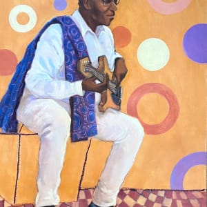 He Had This Smile On His Face by Anne Blankson-Hemans Fine Art