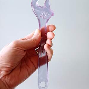 Crescent - glass purple by Jo Richards Hooker Artist 