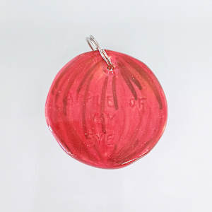 Key Ring - Apple by Jo Richards Hooker Artist 