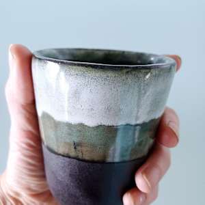 Sage Moss Keep Cup by Jo Richards Hooker Artist 