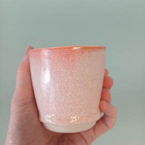 Rose Quartz Keep Cup by Jo Richards Hooker Artist 