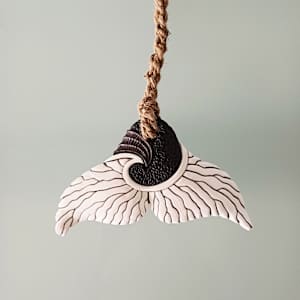 Whale Tail LX IX (small) by Jo Richards Hooker Artist