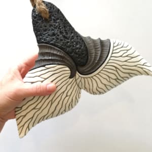 Whale Tail XIII by Jo Richards Mixed Media Artist 