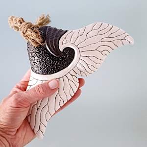 Whale Tail LIX (small) by Jo Richards Hooker Artist 
