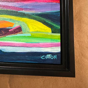 Bright  Miniature Landscape II by Courtney Cotton