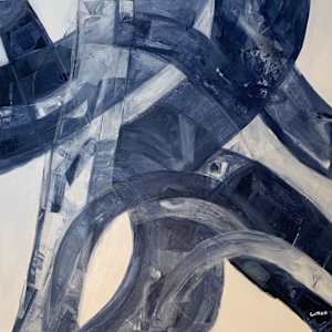 Viney Commission Diptych by Courtney Cotton  Image: Right Side 36”x36”