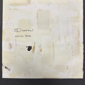 Building Blocks by Courtney Cotton  Image: Back of oil painting g on paper 