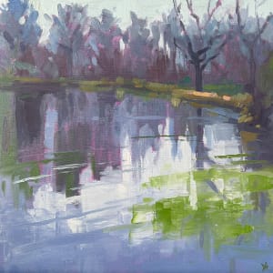 Blue Reflections at Cyfarthfa by Dawn Harries  Image: small file