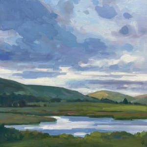 Cool Blues and Brecon Marshland by Dawn Harries  Image: small file