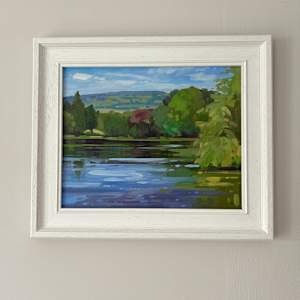 Roath Park Lake by Dawn Harries 