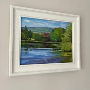 Roath Park Lake by Dawn Harries 