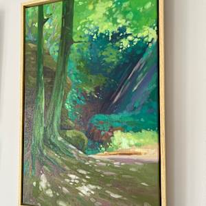 Dreamy Sunlit Grove by Dawn Harries 