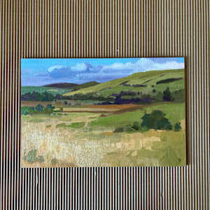 Winter Grass at Llantrisant by Dawn Harries 