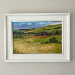 Winter Grass at Llantrisant by Dawn Harries 