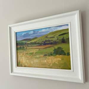 Winter Grass at Llantrisant by Dawn Harries 