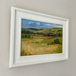 Winter Grass at Llantrisant by Dawn Harries 