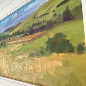 Winter Grass at Llantrisant by Dawn Harries 