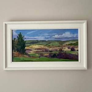 Llantrisant Common Under a Winter Sky by Dawn Harries 