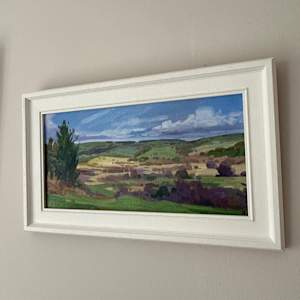 Llantrisant Common Under a Winter Sky by Dawn Harries 