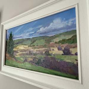 Llantrisant Common Under a Winter Sky by Dawn Harries 