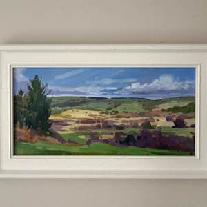 Llantrisant Common Under a Winter Sky by Dawn Harries 