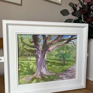 Trees in Spring at Cyfarthfa by Dawn Harries 