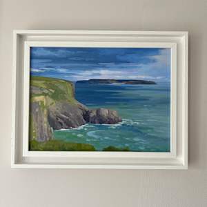 Brooding Sky Over Lydstep by Dawn Harries 