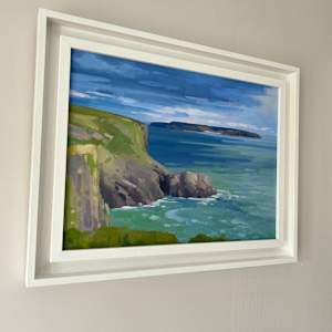 Brooding Sky Over Lydstep by Dawn Harries 