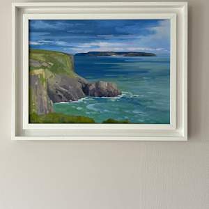 Brooding Sky Over Lydstep by Dawn Harries 