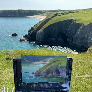 Barafundle Bay by Dawn Harries 